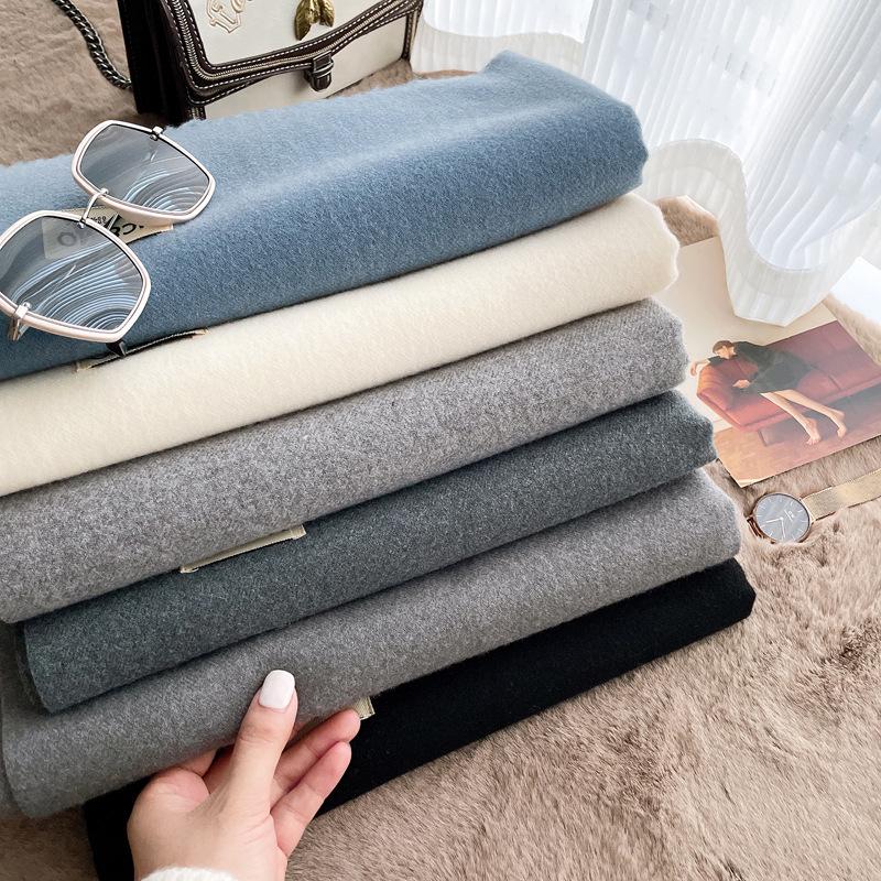 2024 Soft Imitation Cashmere Scarf: Women's Autumn-Winter Korean Style Warm Neck Warmer - Couple's Cold Protection Long Shawl.