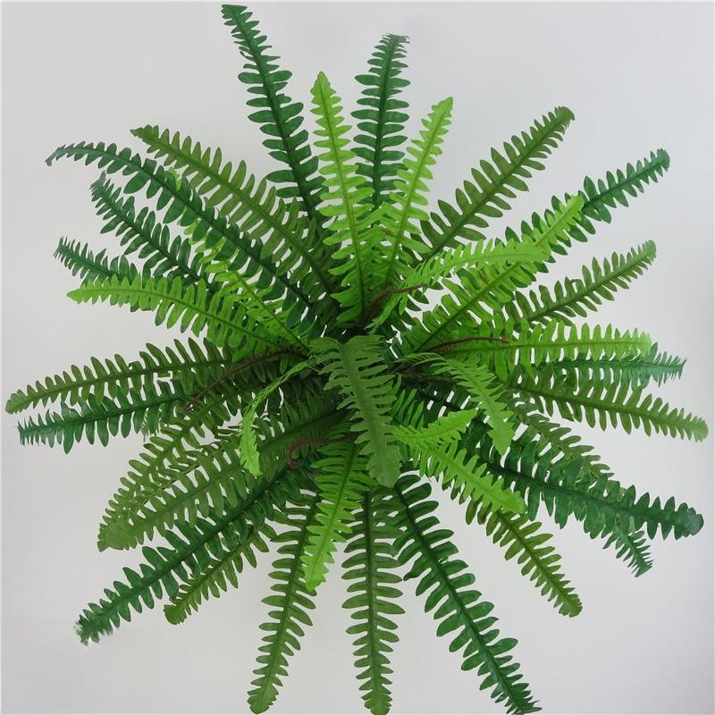 Fake Nephrolepis Cordifolia Plant Wall Decor With Multi Leaf Design For Event Decoration And Interior Use