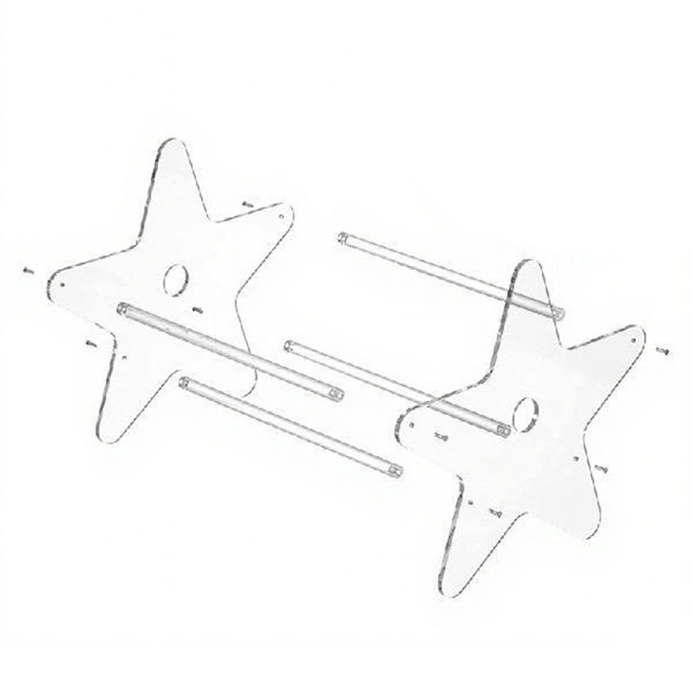 

30*29*28cm CD Display Stand Acrylic-Transparent CD Record Storage Rack: Easily Storage Your Albums Home Storages Parts China Mainland