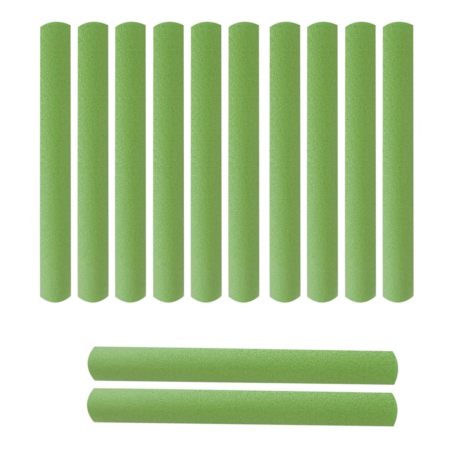12 Pcs Foam Padding Trampoline Pole Foam Sleeves, Trampoline Poles Cover Padding 40cm Foam Tubing Protective зелёный