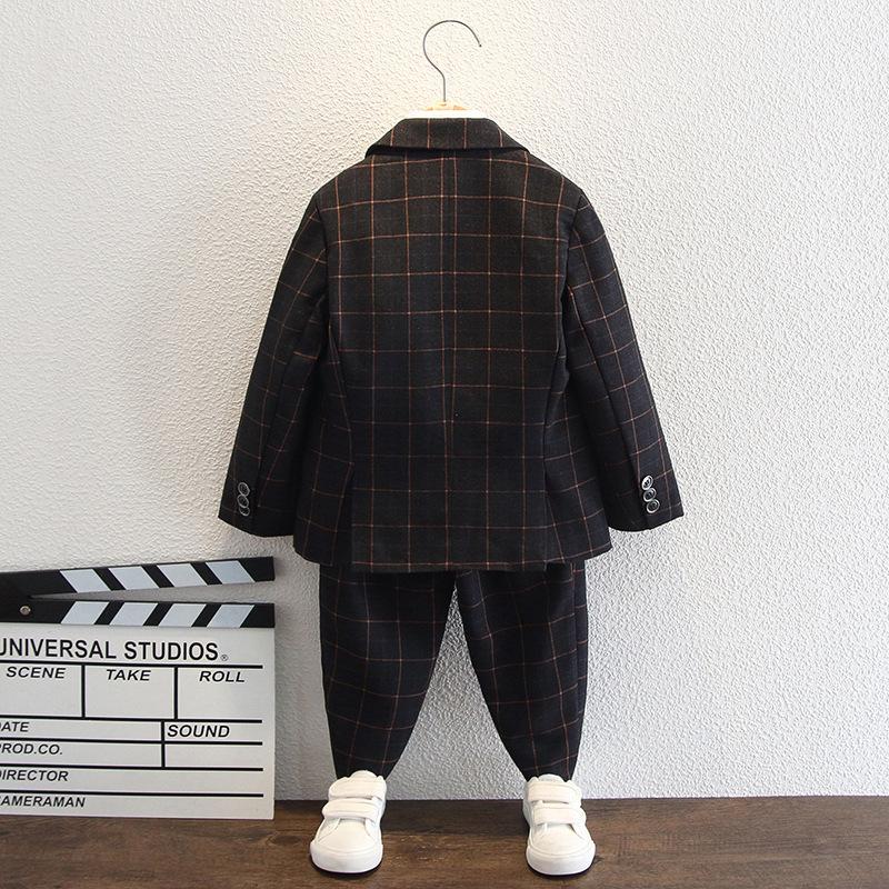 Boys' Formal Suit Set: Page Boy, Piano Performance, Medium & Large Sizes, Handsome Spring/Autumn Jacket