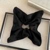 Vintage Solid Color Large Hair Scrunchies For Women Girls  High Absorbency Plush Elastic Hair Rope Sweet Hair Accessories