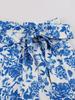 2024 Spring Collection Waist-Tie Print Midi Skirt