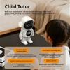 Ai Intelligence Robot Wifi Bluetooth Voice Control Chat Companion Learning Machine With Clock Alarm Desktop Speaker For Kids