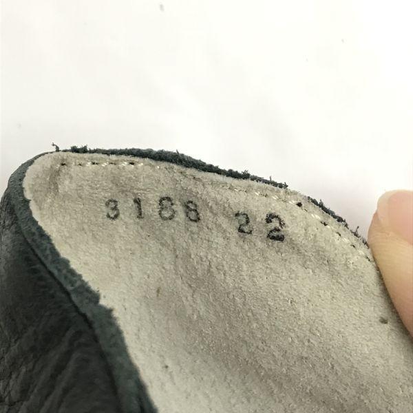 TSUMORI CHISATO Japan low heel pumps 22 black dot pattern(USED)