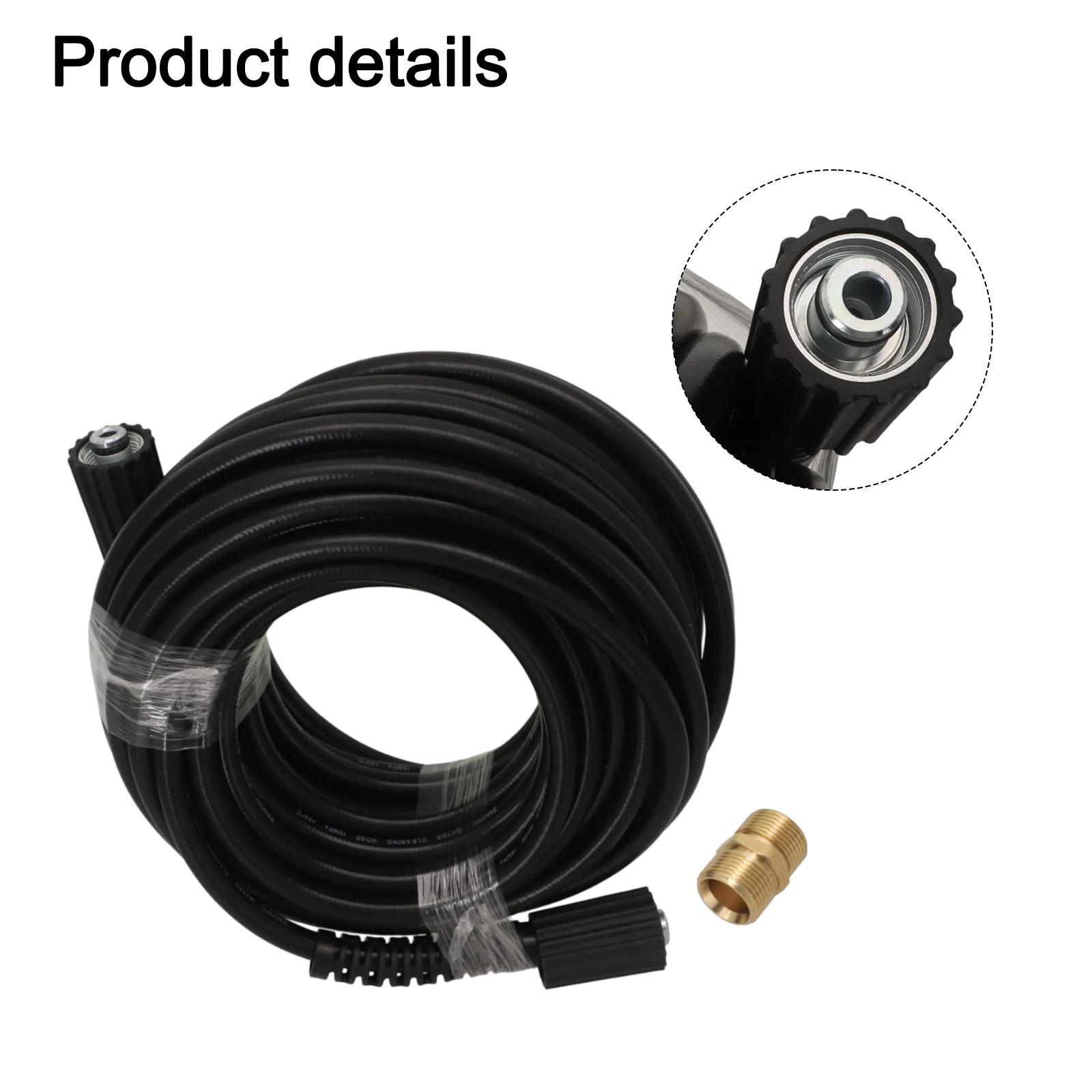 Cleaning Hose 50ft Hose 360 Rotation Fittings Ample Reach Easy Installation 50ft Pressure Washer Hose 1 4 X 50  China Mainland