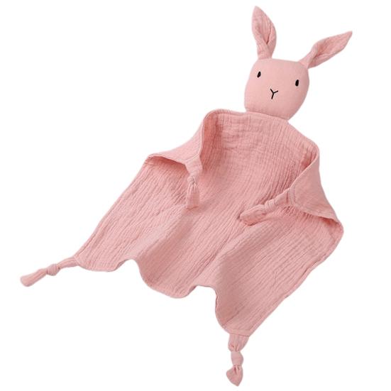 

Плюшевые игрушки-комфортеры для младенцев, успокаивающее полотенце, муслиновая защитная пеленка, панда, кролик, само-успокаивающее полотенце против падения для сна новорожденных Rabbit