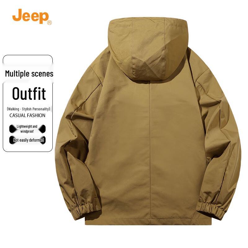 Jeep 3-in-1 Windproof Fleece-Lined Outdoor Jacket