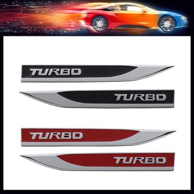 Styling Auto 3D TURBO pentru Capotă Aripă Portbagaj Capotă Spate Plăcuță Nume Autocolant Emblema Insignă Sticker