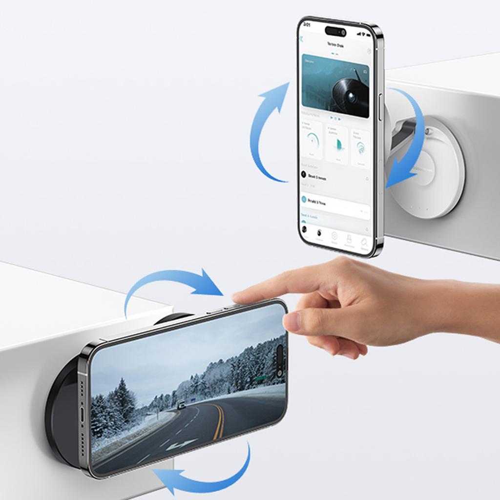Baseus MagPro Adjustable Magnetic Smartphone Holder In Black