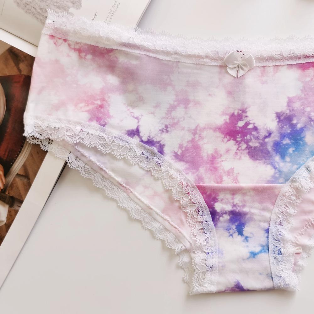 Clearance Pink Girl Milk Silk Seamless Quick-Dry Women's Triangle Underwear