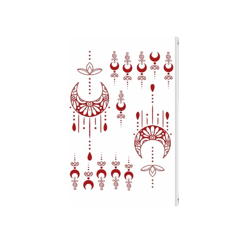 Mehndi Designs Sofort-Abziehbilder Blume Hand-Tattoo Henna-Tattoo Aufkleber Musikfestival