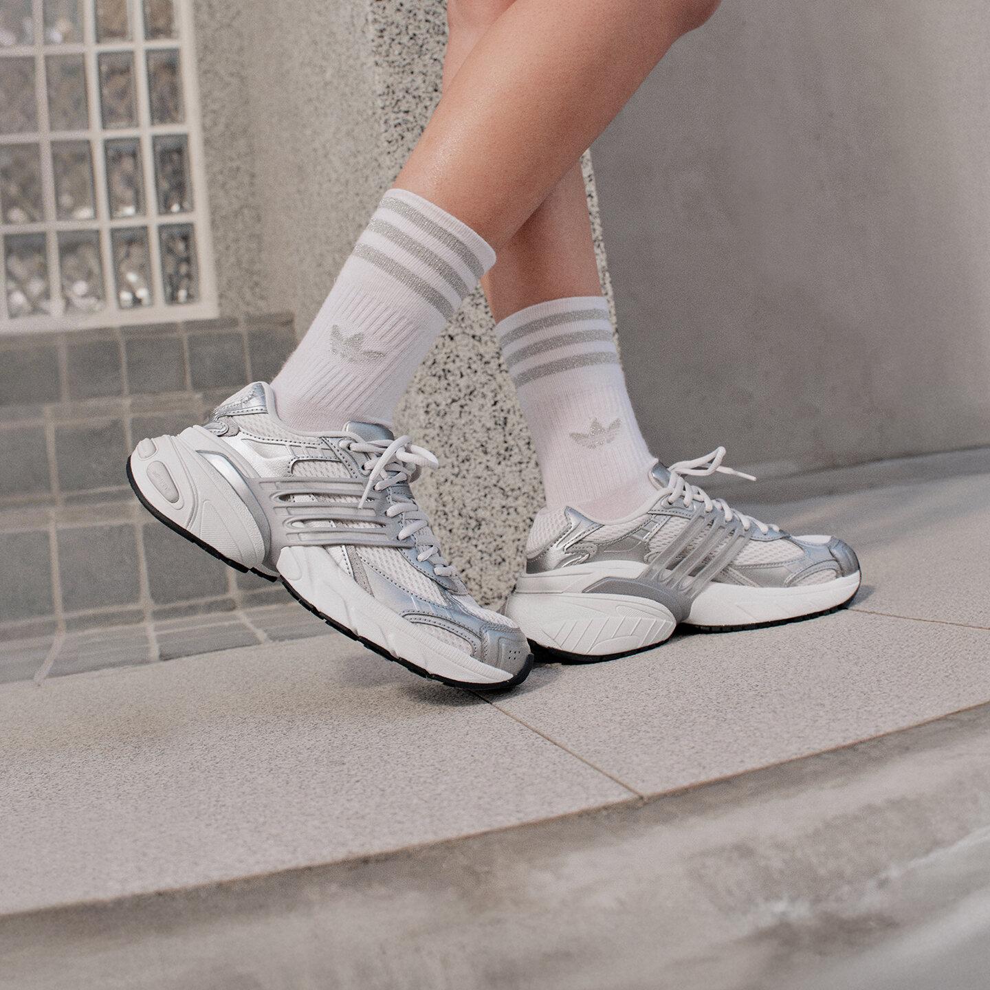 adidas Adistar XLG  Кристально-белый Серебристый металлик  36.5