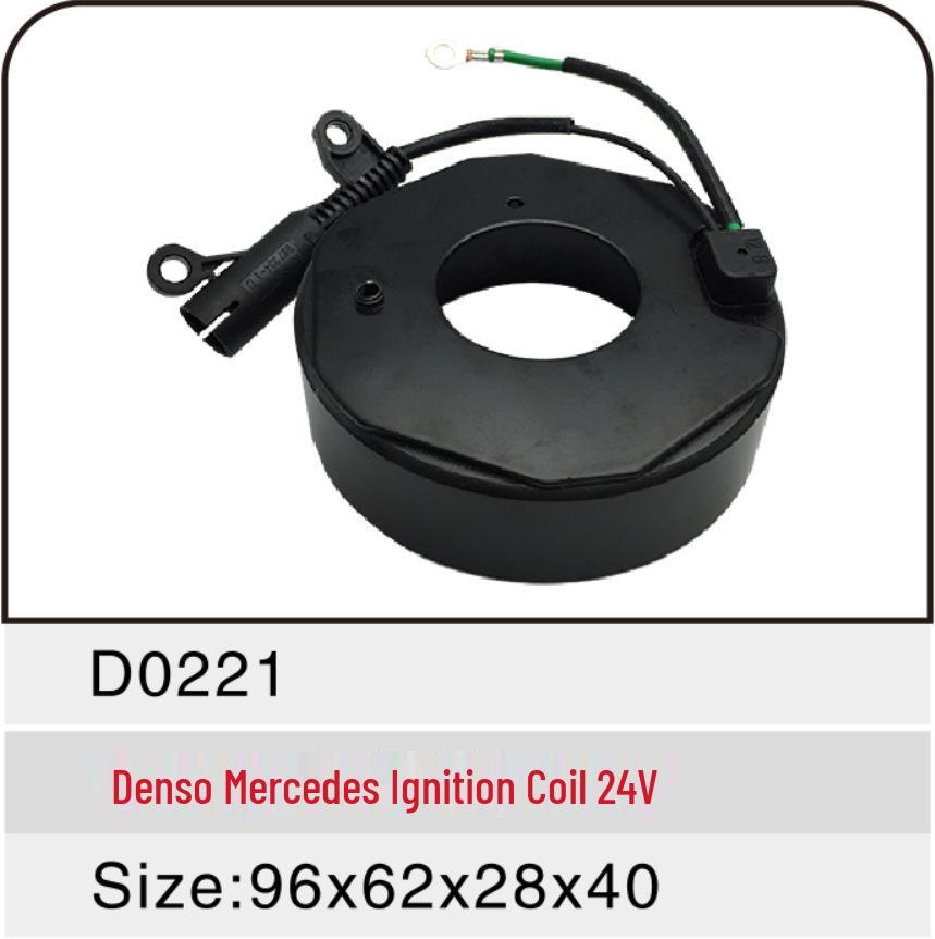 Electromagnetic Clutch for Denso Mercedes 24V Automotive AC Compressor - 96x62x28x40