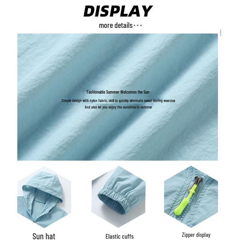 Chaqueta de Verano para Hombre de Talla Grande y Corte Holgado - Juvenil, Transpirable, a Prueba de Mosquitos