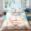 Full and Sexy Girl 3D Printed Anime Girl, Child Girl, Boy, Adult Duvet Cover, Bedding Sheet, Zipper and Pillowcase, Soft Ultra-f