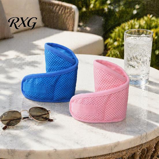 Wiederverwendbares Hundekühlzubehör, Bandana, Atmungsaktive Selbstkühlende Nackenbandage, Outdoor Sommer Haustierhalsbandkühler, Hitzschlag-Präventions-Bandana