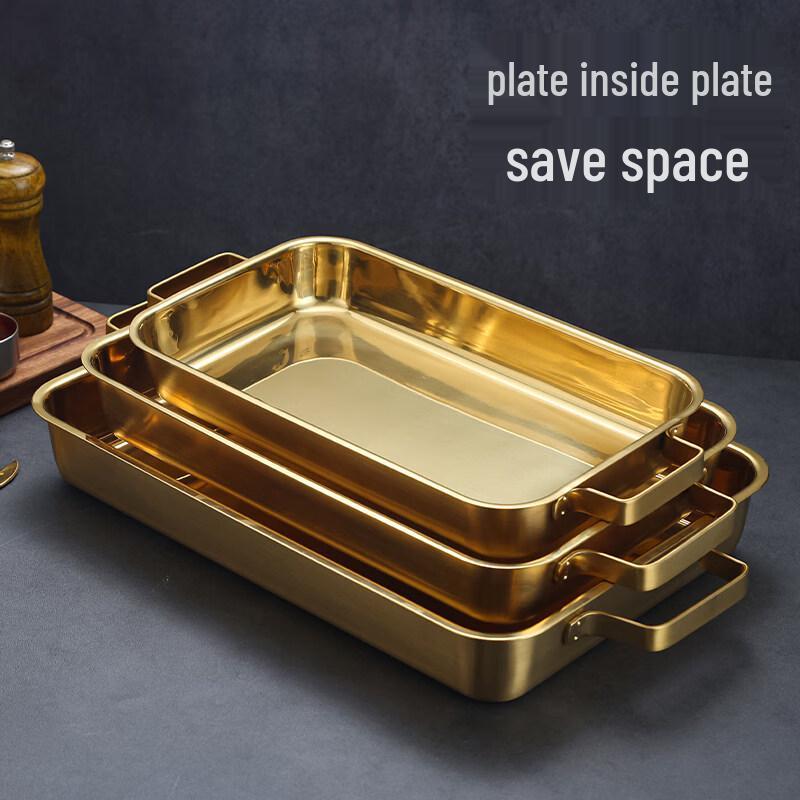 Yunduo Korean-Style Stainless Steel Grilled Fish Pan