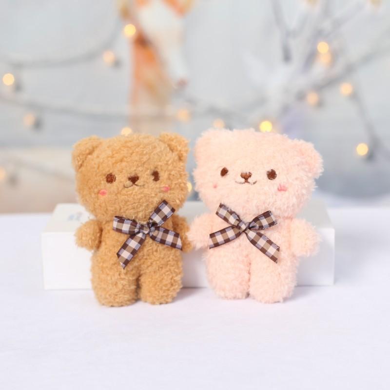 Wedding Sprinkler Doll Bow Tie Bear Plush Toy Doll Pendant Bag Keychain Ornament Doll