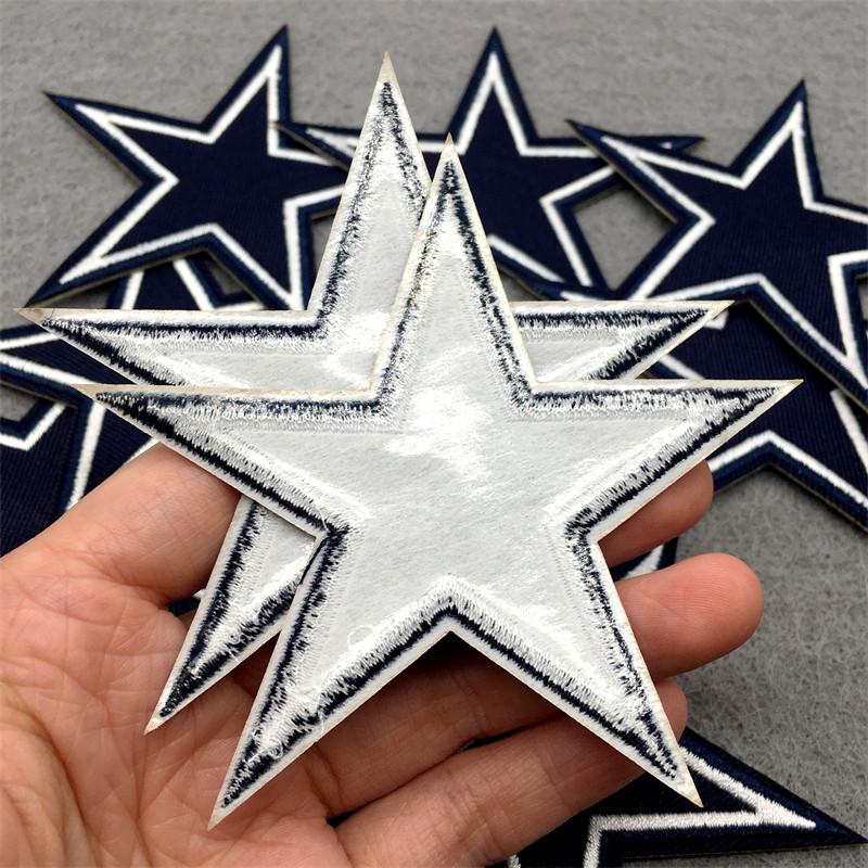 10 Pcslot Navy Stars Embroidered Patches On Clothes Stickers Appliues For Clothing Iron On Patches Sewing Badge Stripes