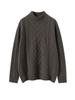High Neck Cashmere Knit Women's Slimming Sweater - Autumn & Winter Fashion