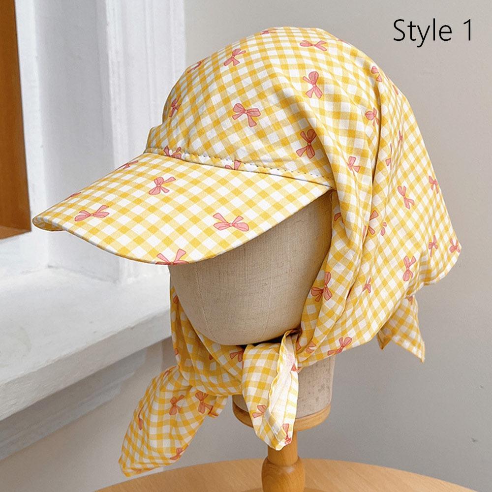 Sweet Loli Headscarf Hat French Retro Peaked Cap Versatile Baseball Cap Outdoor Seaside Vacation