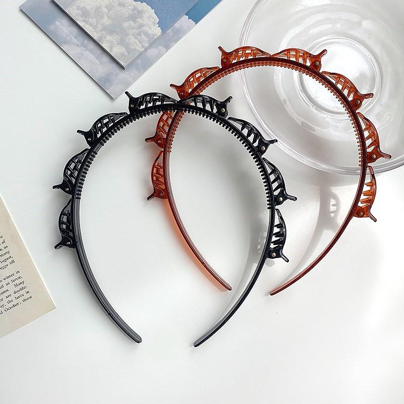 Korean Version of The Style Double-layer Bangs Clip Plate Headband Hairpin Hair Accessories