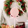 Bow Simulated Lollipop Cartoon Lollipop Ornament Christmas Lollipop Pendant  New Year Gifts