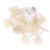 1.2m Heart Shaped LED Light String 10 Lamps Warm White Long Life Powered Low Consumption High Brightness for Wedding