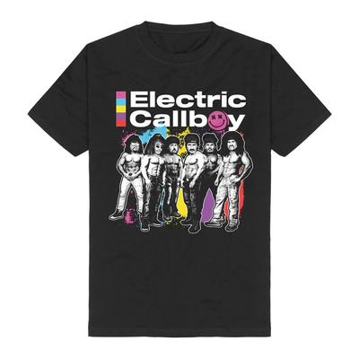 Vtg Electric Callboy Band Members Heavy Cotton All Size Black Unisex Shirt BL084 Unisex T-Shirt
