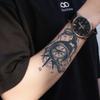 1Pc Compass and Anchor Nautical Waterproof Temporary Tattoo Stickers, Long-lasting Waterproof for One To Two Weeks, For Arm, Leg