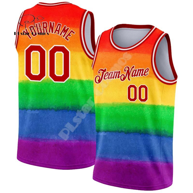 Free Custom Name Colorful Vintage Basketball Jersey Shirts Breathable Drop Shipping 3DPrint Summer Casual Tank Top Sleeveless