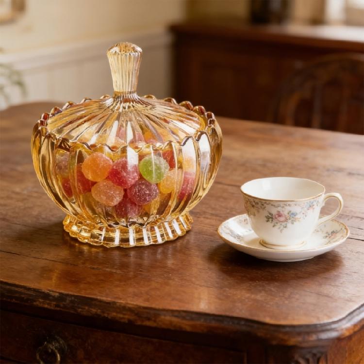 Glass Jar With Lid,Christmas Candy Dish,Candy Cookie Jars,Jewelry Box,Biscuit Containers Food Storage,Decorative Jar