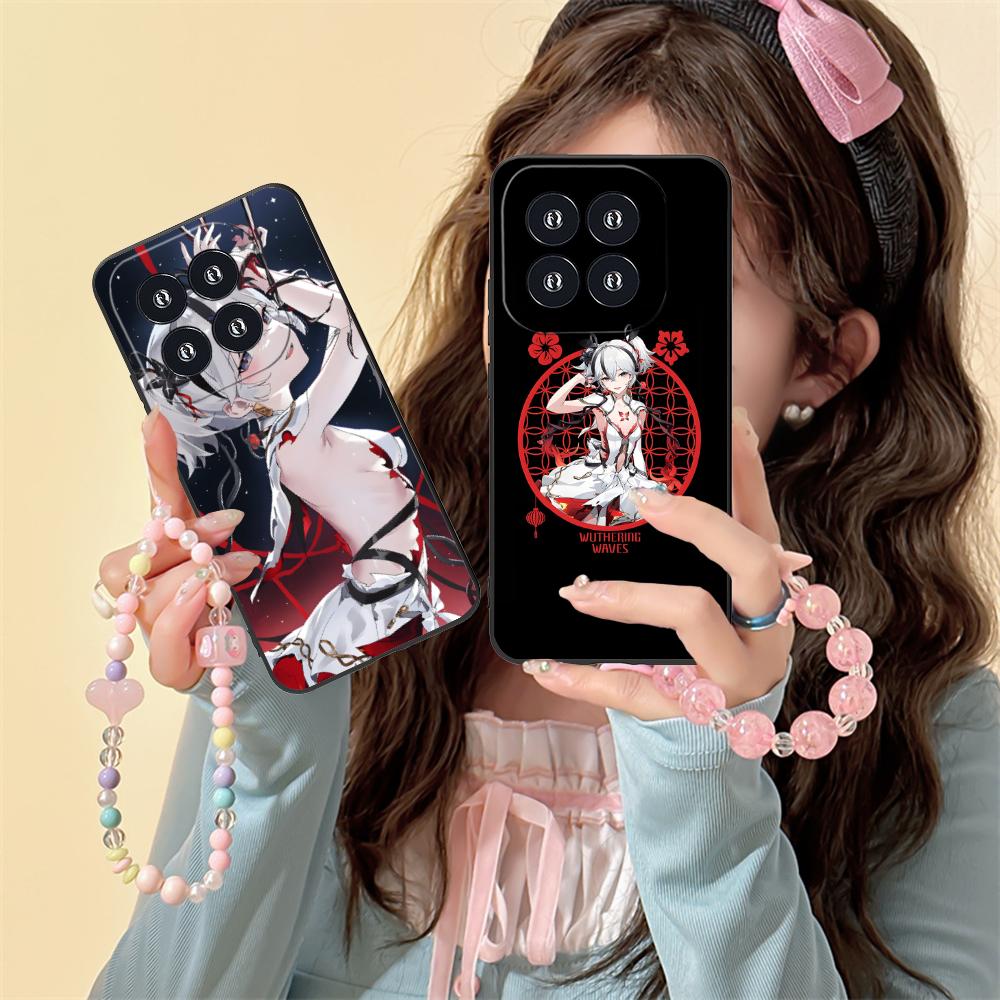 Wuthering Waves Camellya Phone Case for Xiaomi 15 14 13 12 Mi 11 T Ultra Lite Pro S X 5G Colorful Printing Cover Luxury Pretty