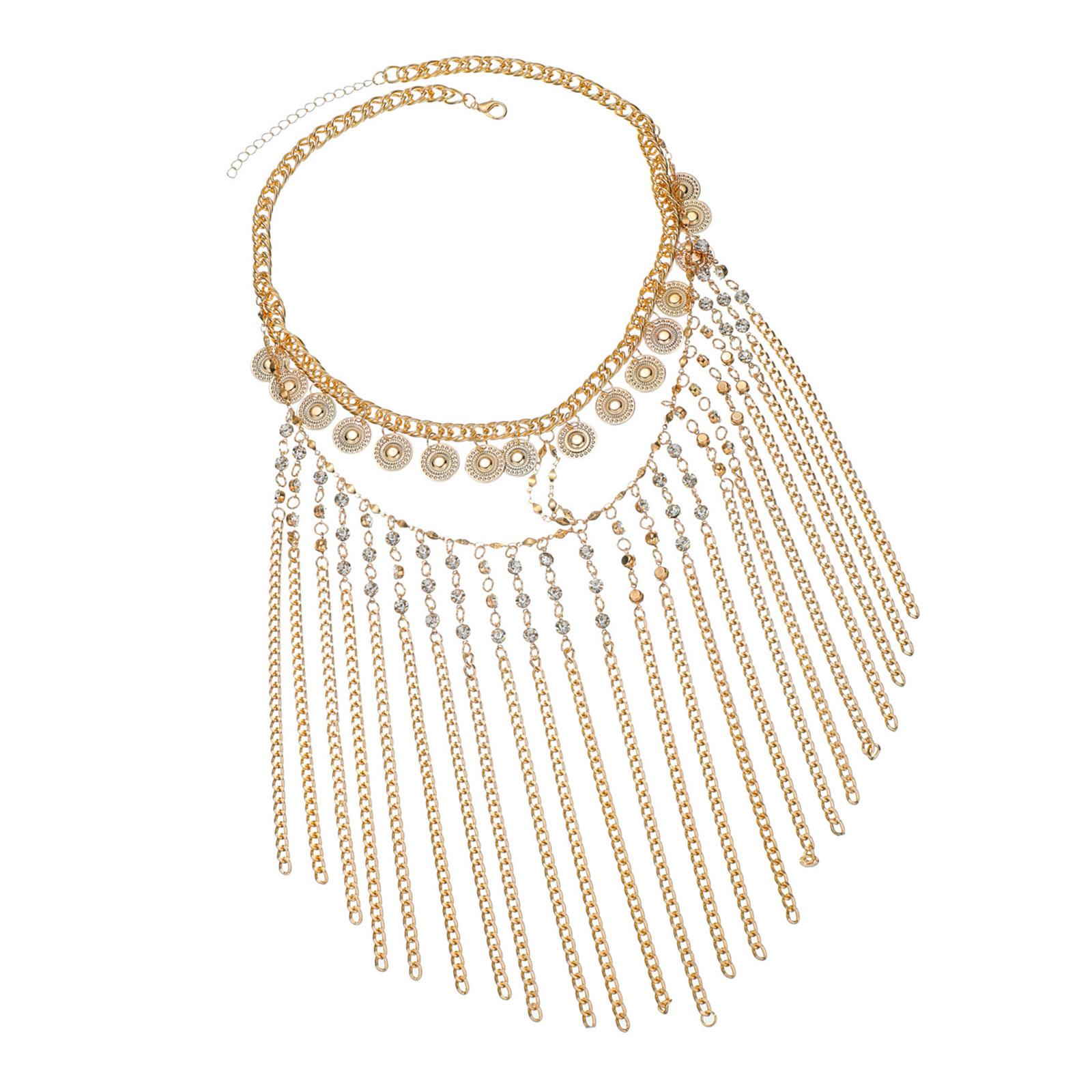 

Элегантный золотой кристальный головной убор с бахромой из цепочек для свадеб, вечеринок и особых случаев. Легкий, регулируемый аксессуар для лица. золотой