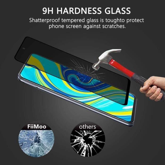 [2 Pieces] Anti-spy Tempered Glass for Xiaomi Redmi 9 - Screen Protector