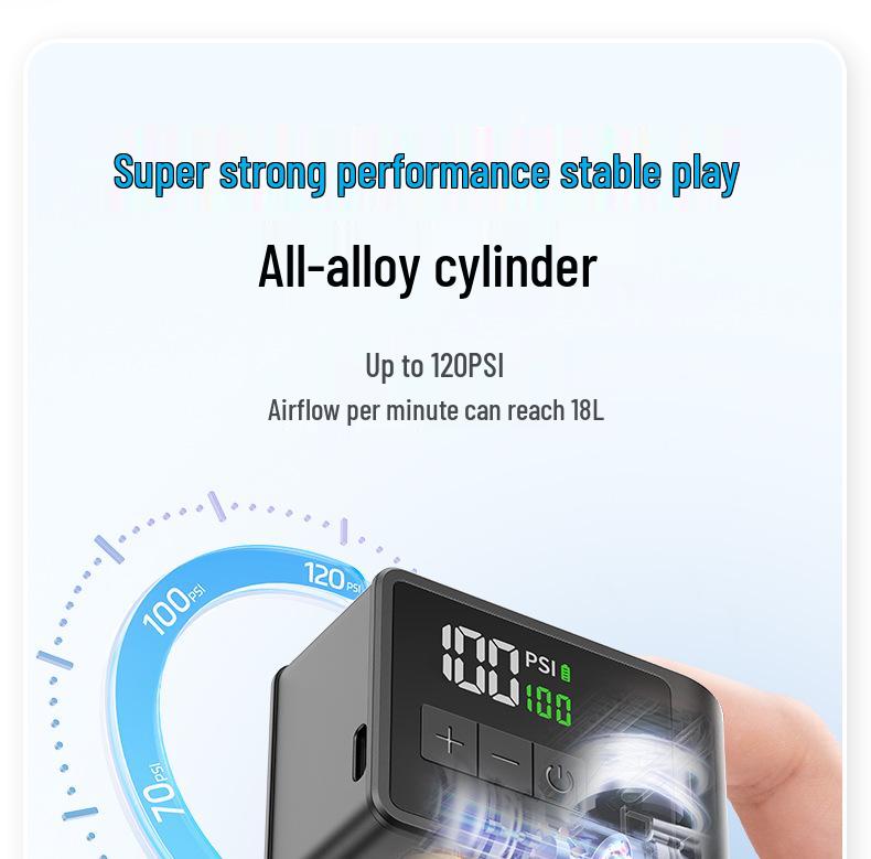 Dağ ve Yol Bisikletleri İçin Woxin Ultra Mini Akıllı Elektrikli Hava Pompası