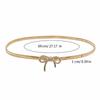Fashionable Waist Chain Bowknot Clasp Waistband Adjustable Waist Jewelry Stylish Waish Chain Alloy Texture for Daily