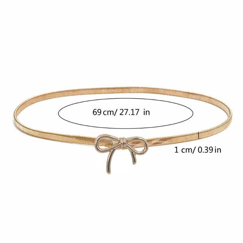 Modische Taillenkette mit Schleifenverschluss, Taillenbund, verstellbarer Taillenschmuck, stilvolle Taillenkette, Legierungsstruktur für den Alltag