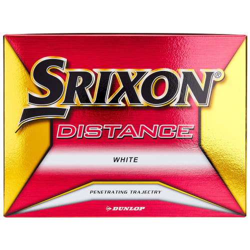 DUNLOP Golfový míček SRIXON DISTANCE Model 2018 1 tucet (12 kusů) Bílý