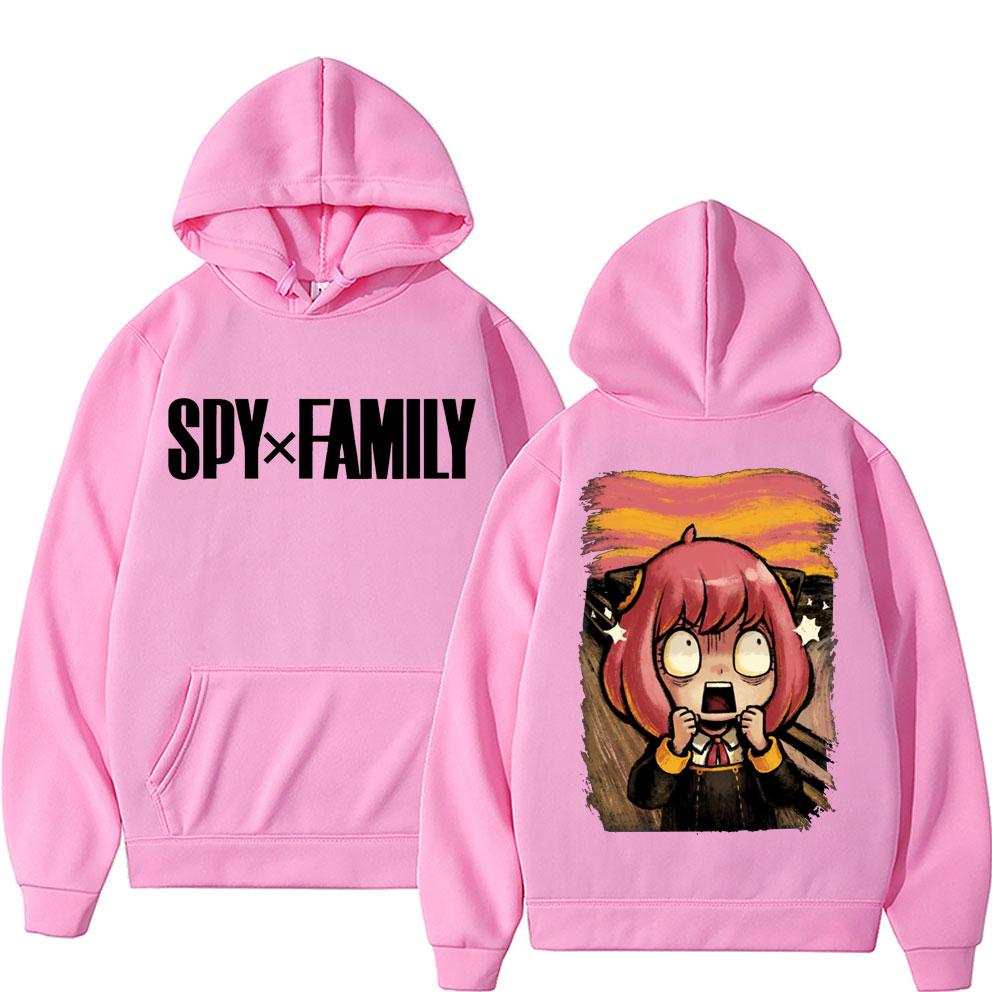 Japanese Anime Spy X Family Anya Forger Graphic Print Hoodie Harajuku Streetwear Unisex Women Unisexga Clothing Oversized Sweatshirt