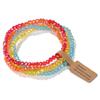 Set da 4 Pezzi Braccialetti Elastici con Perline di Cristallo Lucido Bohemien Facettati Colorati Braccialetti con Perline di Vetro di Cristallo Set di Braccialetti per Donne