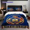 Vibrant City Sports Celebration Bedding (1 * duvet cover + 2 * pillowcase, without core) Bedding set Duvet cover and pillowcase Soft and comfortable