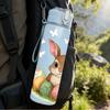 1PC Easter Bunny Egg Floral 750ml Color Plastic Sports Water Bottle Leakproof Flip Straw Lid Suitable for Sports Office Home Use