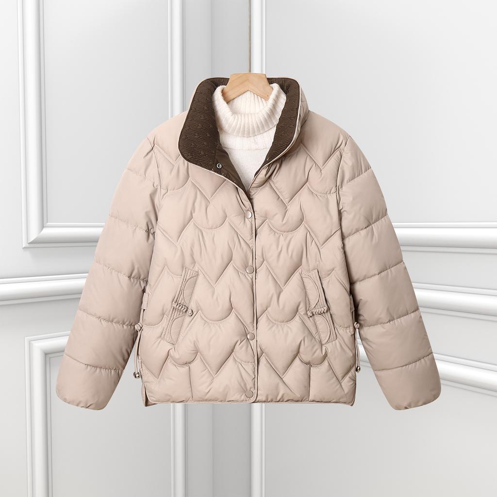 Padded jacket padded clothes thickened autumn and winter in the elderly lady small lady winter expensive winter jacket short
