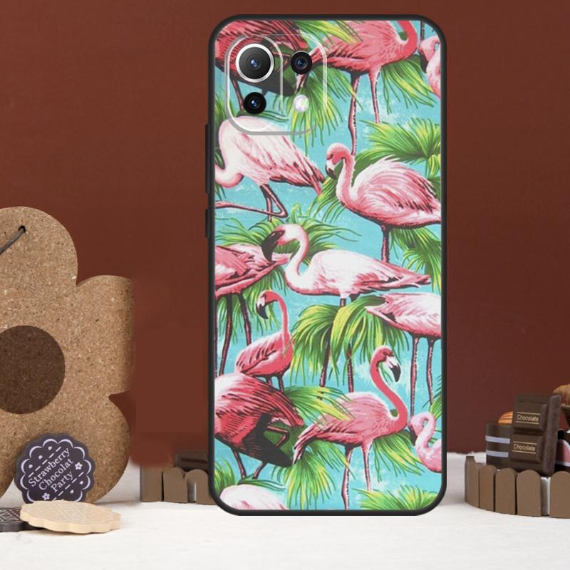 Pink Red Flamingo Case For Xiaomi 15 Ultra 14 15T 13T 14T 17 Pro Max POCO F8 Ultra X7 X5 X6 F5 F6 F7 Pro Cover