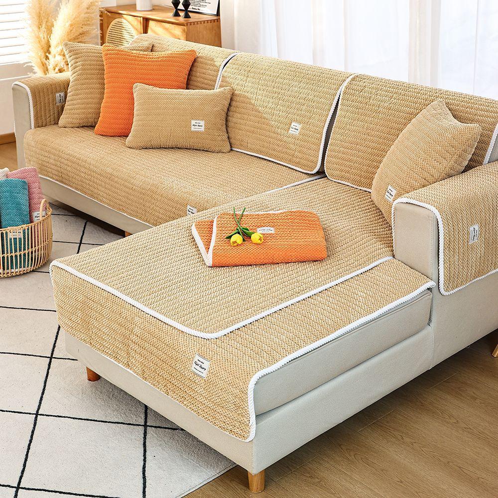 

[Dump Goods] [Good Goods Highlights] Sofa Cushion Cover Cover Cloth Towel Non-Slip Simple Modern Skin-Friendly Universal In All Seasons 70*70cm