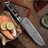 WXCOO Damascus Steel Kitchen Knife VG10 67 Layers Japanese Santoku Knife Powerful Chicken Bone Scissor Meat Cleaver Household