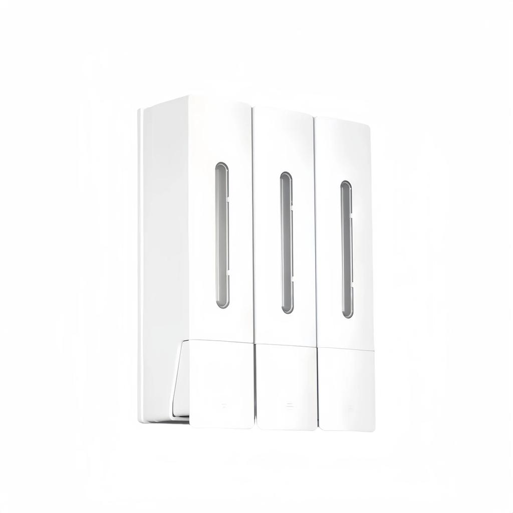 1/2/3Pcs Wall Mounted 400ML Soap Dispenser Pump Bottle With Anti-slip Button For Shower Gel Shampoo Conditioner Bathroom Tools