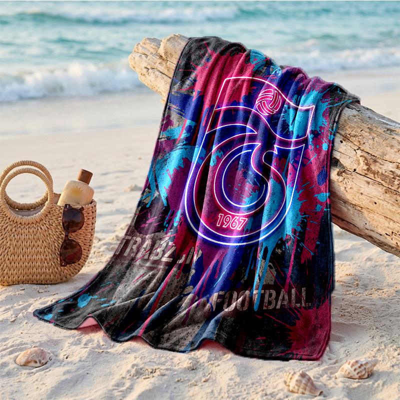 Trabzonspor FC Print Microfiber Beach Towel Quick Dry Absorbent Large Towel For Beach Swimming Travel